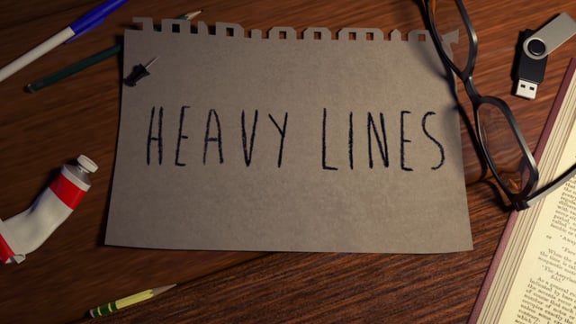 Heavy Lines